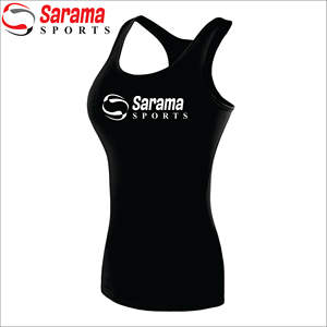 เสื้อกล้ามออกกำลังกายสายเว้าของผู้หญิงที่มีคุณภาพดี/ปักเสื้อกล้าม/เสื้อกล้ามด้านบน/แนวระนาบ - Product Image 1