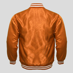 Custom logo Men's Melton <b>wool</b> baseball pu sleeves <b>quilted</b> varsity jacket for winter Wholesale OEM ODM - Product Image 5