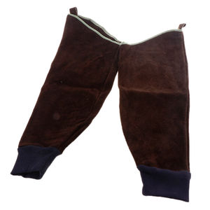 Mangas de soldadura de cuero de vaca duraderas impresas personalizadas, mangas protectoras de cuero dividido para brazos de tamaño XL, opción para uso en el trabajo - Product Image 5