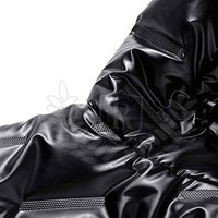 Veste matelassée légère coupe-vent respirante anti-UV à col rabattable et fermeture éclair sur le devant pour hommes grandes tailles à carreaux décontractée