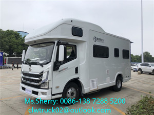 Camping-<span class=keywords><strong>car</strong></span> Yuejin 4*2 de luxe fabriqué en Chine, avec lit, cuisine et télévision - Product Image 5