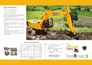 Excavatrice sur chenilles hydraulique JCB JS 220LC, bon contrôle, excavatrice sur chenilles hydraulique, engin de terrassement spécialement conçu - Product Image 3