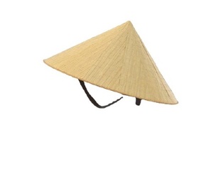 Sombrero de Sol de cono de bambú, Pajita japonesa, vietnamita, venta al por mayor - Product Image 6