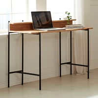 Petit bureau d'étude convertible minimaliste en métal pour ordinateur portable de jeu, pour la maison et le bureau