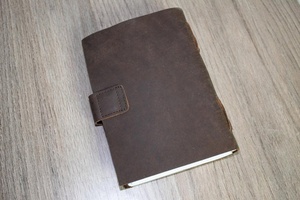 Diario de cuero Cuaderno de escritura recargable-Cuaderno de viajero - Product Image 2