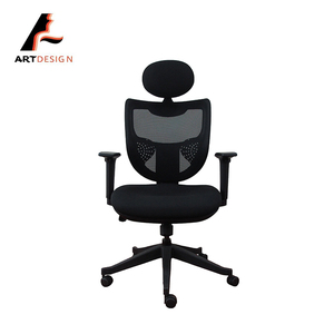 Contemporary Ergonomic Executive Office Swivel Mesh Chair Extendable Design Tilt Mechanism Height Adjustable Armrests Lumbar - Product Image 1