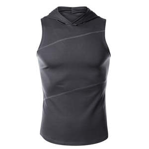 Camiseta sin Mangas Personalizada para Hombre, Deportiva, Transpirable, para Gimnasio, con Capucha, para Fisicoculturismo, Fitness, Running, Estampada, Ecológica, de Secado Rápido - Product Image 4