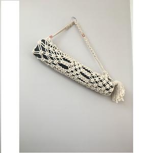 Estera de Yoga de macramé, soporte de algodón hecho a mano, bolsa de esterilla de Yoga para gimnasio, bolsas deportivas con hombro - Product Image 5