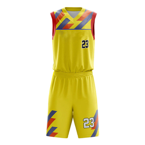 Plus Size Customizable Youth Team Basketball Uniform High Quality Heat-Transfer Printed Breathable Hot <b>Sale</b> Basketball Uniform - Product Image 1