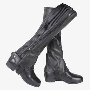 Vente en gros de demi-gambières en cuir pour l'équitation masculine, style anglais, personnalisables, ensembles d'équitation de qualité internationale, accessoires - Product Image 1