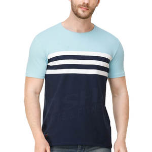 Doreen — T-Shirt uni, en coton, pour hommes, été - Product Image 1