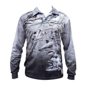 2025 nouvelle chemise de pêche pour hommes à la mode personnalisée dernière conception meilleure vente chemise de pêche - Product Image 5