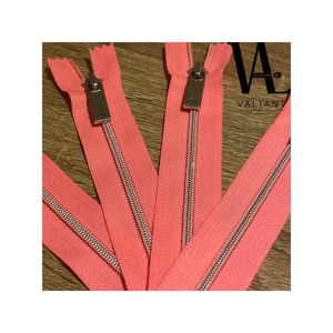 Fermeture éclair en nylon, 10 pièces de fermeture éclair avec un pull argenté brillant #3 - Product Image 1