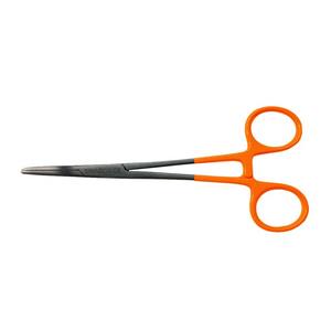 Pince à usage unique pour artères chirurgicales en acier inoxydable à poignée jaune de 6 pouces Instruments alimentés par des machines - Product Image 3