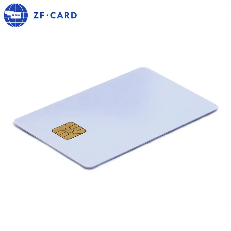 Em branco PVC Inkjet SLE4428 SLE5528 SLE4442 Contato IC RFID Smart Card Com Chip