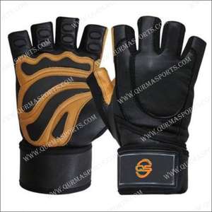 Guantes de gimnasio transpirables de cuero y neopreno para entrenamiento Levantamiento de pesas Culturismo Entrenamiento Fitness - Product Image 5
