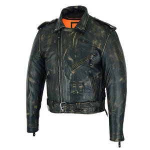 Tuglak Motorbike Ind Custom All Seasons Leather Jackets Fashion Short <b>Slim</b> <b>Coat</b> Motorbike Motorcycle Jacket - Product Image 3