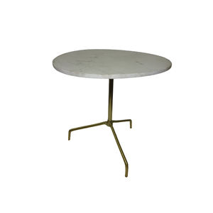 Mesa de centro con acabado de oro y Metal, base de vidrio, moderna, novedad - Product Image 3