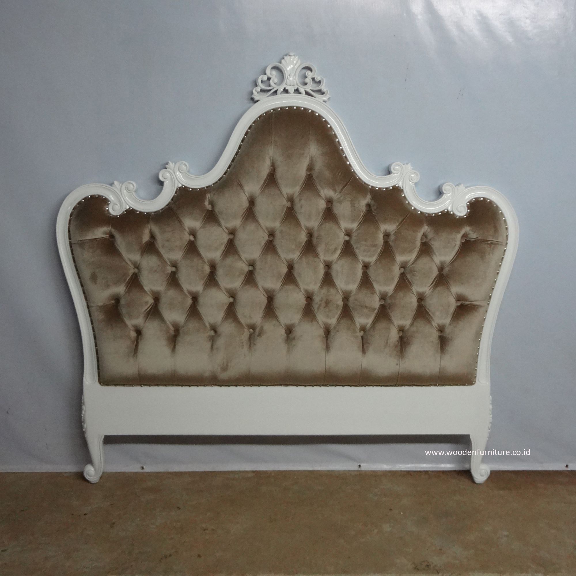 Мебель для спальни в европейском стиле с французским стеганым изголовьем и обивкой