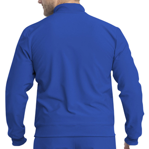 แจ็คเก็ตไมโครโพลีเอสเตอร์สีน้ำเงินรอยัลแบบใหม่สำหรับทุกเพศทุกวัย ผลิตตามแบบที่ลูกค้าต้องการและตามความต้องการของตลาด - Product Image 2