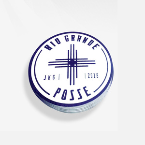 Autocollants imperméables en vinyle de forme ronde personnalisés de haute qualité, autocollants d'extérieur imprimés avec logo personnalisé - Product Image 4