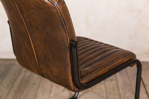 Genuine Leather Look Dining <b>Chairs</b> Home Furniture with Artificial Leather Finish for Dining Area - Product Image 2