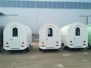 รถเข็นอาหารขนาดใหญ่เต็นท์ร่มกลิ้งกาแฟ - Product Image 4