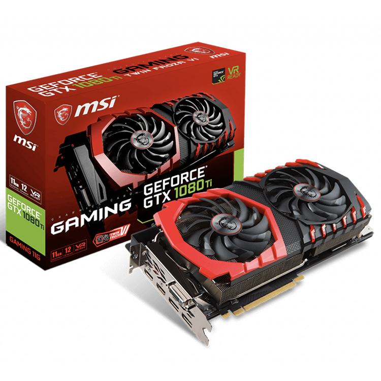 MSI NVIDIA GeForce GTX 1080 Ti GAMING 11G Used Graphics Card