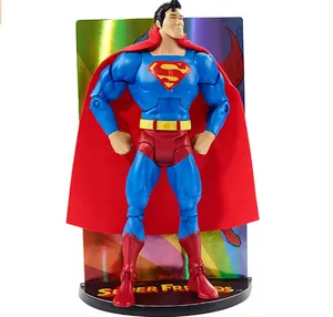 Figur Aksi Teman Super Komik DC Realistik Bergerak PVC 6 Inci Mainan Populer Kartun, Mainan Model Disesuaikan 3000 Buah OEM/ODM