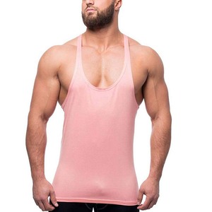 Men's Casual Plus Size Blank Muscle <b>Vest</b> Fitness <b>Bodybuilding</b> Custom Logo Tank Top with Badge and Spandex/Cotton Material - Product Image 3