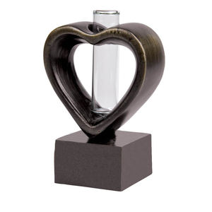 Funeral Urns Cast Aluminum Bronze Antique Heart Sculpture Cremation Urn at Low Price <b>Memorial</b> Ashes <b>Box</b> <b>Keepsake</b> Urn - Product Image 1