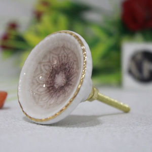 Kak — boutons en céramique traditionnelles, boutons pour porte, commode, armoire, meubles de maison, décoration au meilleur prix - Product Image 1