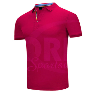 Gran oferta, polos informales de manga corta de Color sólido de algodón liso para hombre, diseños de logotipo personalizables, estampado de Golf de tendencia superior - Product Image 3
