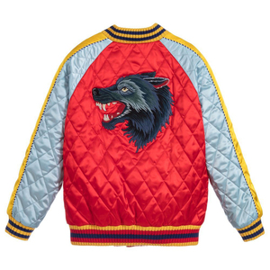 2021 New Style Men's Satin Letterman <b>Baseball</b> <b>Bomber</b> <b>Jacket</b> - Product Image 1