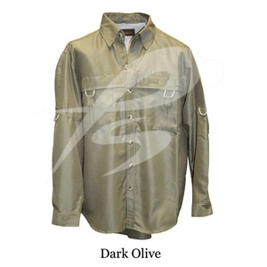 Camisa de Manga Larga para Hombre, Cuello en V, Corte Regular, 100% Algodón, Transpirable, Antiarrugas - Product Image 2