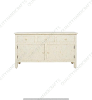 Commode à 7 tiroirs en os incrusté moderne en gros, meuble de salon, bar à domicile, meuble de sous-sol, artisanat de qualité indienne