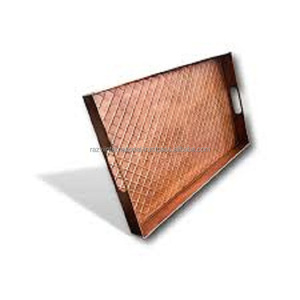 Indoor Sustainable Metal Copper Antique <b>Boot</b> Tray with Lacquered Finish Easy to Clean - Product Image 1
