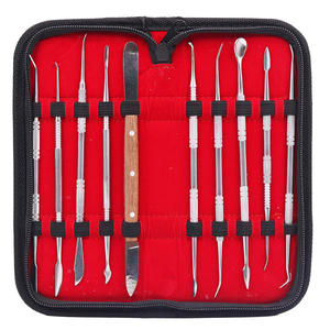 Kit d'outils de sculpture dentaire en cire, ensemble de 10 pièces, instruments de couteau de sculpture chirurgical pour dentiste, pour usage en laboratoire - Product Image 3