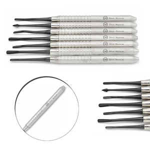 Set de 7 elevadores dentales de lujo PDL, instrumentos quirúrgicos con puntas recubiertas de titanio - Product Image 4