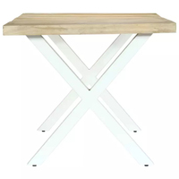 Meilleur ensemble de table et chaises à manger en bois massif - Meubles de salle à manger pliables modernes pour la maison, le bar, l'hôtel et l'école