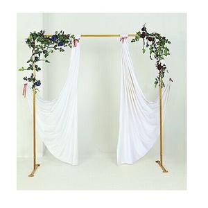 Accesorios DE BODA Marco de oro de hierro forjado telón de fondo hecho a mano cuadrado boda flor artificial telón de fondo a granel - Product Image 3