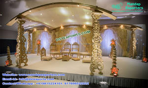 Mandap de Madera para Bodas, Diseño Alemán, Mandap de Madera Tallada para Bodas Gujarati, Mandap de Madera de Diseño para Bodas en Suiza - Product Image 6