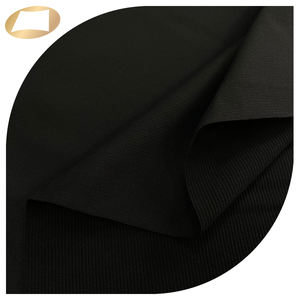 Tactel full dull spandex rib peach skin french terry fabric for casual clothes - Product Image 4