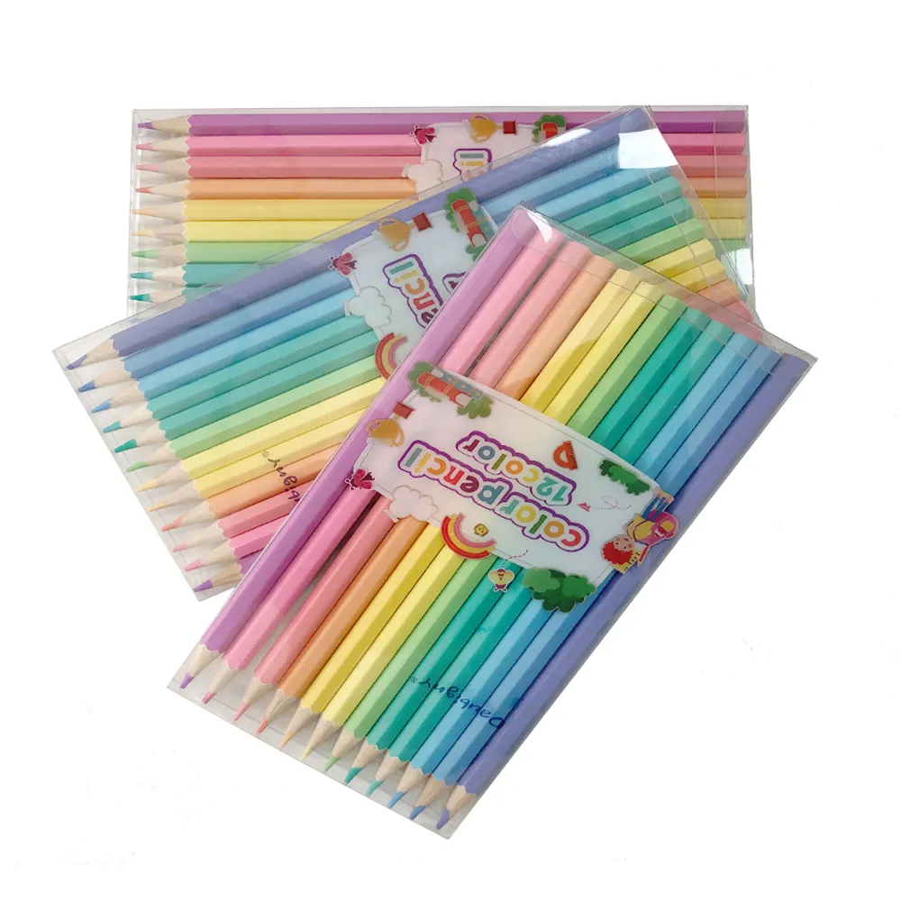 Набор цветных карандашей для детей Pastel 12 цветов