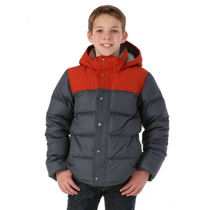Chaqueta Acolchada con Capucha y Estampado de Camuflaje para Niños, Invierno, Resistente al Viento, Relleno Grueso de Poliéster, Corte Regular, con Cierre de Cremallera - Product Image 6