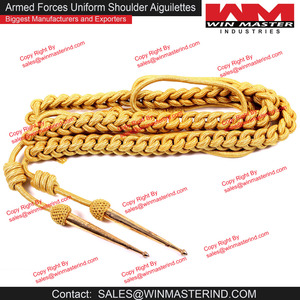 สายคล้องคอทองคำแท่งสำหรับพิธีการ ยี่ห้อ WIN MASTER INDUSTRIES ขนาดและสีตามสั่ง อุปกรณ์เสริมสำหรับชุดยูนิฟอร์มกิจกรรมกลางแจ้ง - Product Image 4