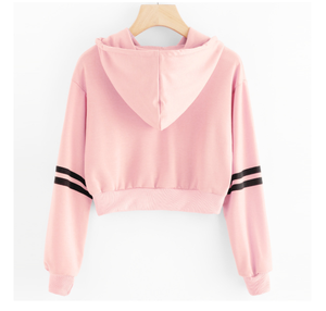Sweat à capuche pour femme, sweat-shirt design personnalisé de haute qualité, haut court - Product Image 3