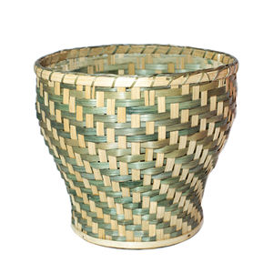 Cesta de Bambú Tejida, Cubo de Basura de Bambú, Cesta de Almacenamiento, Soporte para Plantas de Bambú, Cesta de Lavandería, Venta al por Mayor - Product Image 2