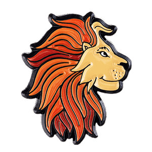 พินทองเหลืองผู้ผลิตที่กำหนดเองนุ่มเคลือบโลหะสิงโต Lapel Pins - Product Image 3