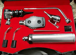 Juego de sistema de detección de reflejo para el oído, conjunto de otoscopio y termoscopio de diagnóstico básico para médicos - Product Image 2